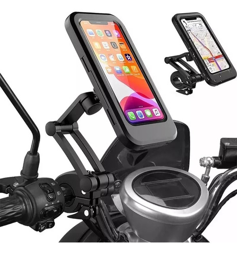 Base Soporte Celular Para Moto Bicicleta Impermeable 360º