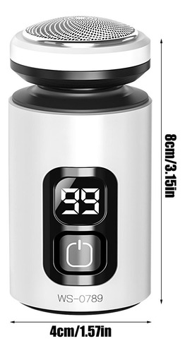 Mini Afeitadora Eléctrica Recortadora De Barba Impermeable C