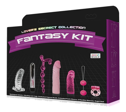 Kit Fantasy Sexual Consolador - Bolas - Sexshop Ofertas