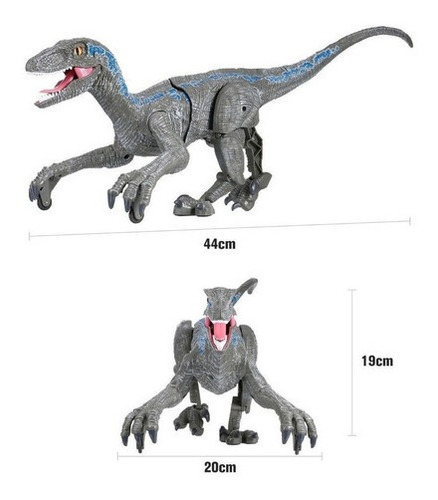 Juguete De Control Remoto Dinosaurio Juguete Grande Plata