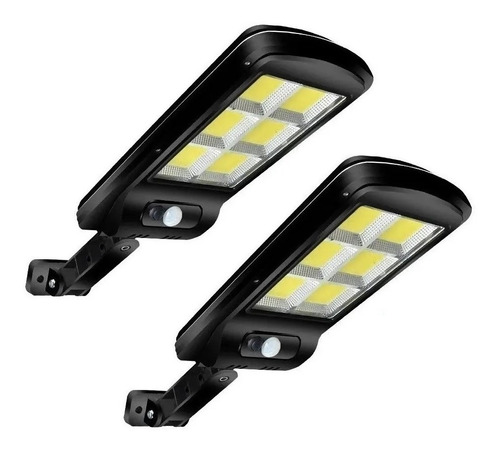 Pack 2 Focos Solares Led Sensor Exterior 110w