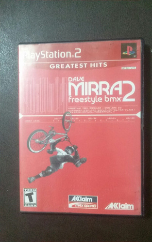 Dave Mirra 2 Bmx Freestyle - Play Station 2 Ps2