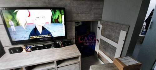Sobrado Em Artur Alvim, Com 2 Dormitóriosm Sendo 2 Suítes, 75 M² Por R$ 370.000 - So3905