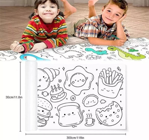 Cuadros Living Colorear Dibujo Para Niños Stickers Pegatinas