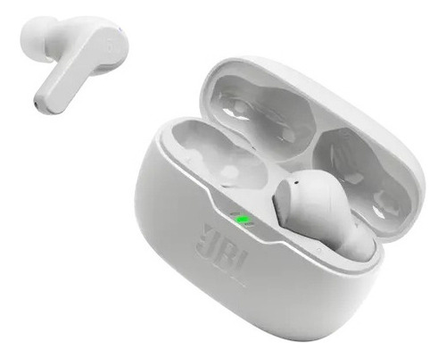 Audífonos Inalámbricos Bluetooth Jbl Vibe Beam Blancos Color White