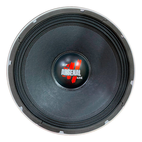 Subwoofer Etm 15 Pol Arsenal 4.0k 4 Ohms 2000w Automotivo Cor Preto/branco