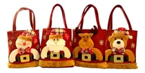 Comprar 4 Decoración Navideña Manzana Caramelo Bolsas Regalo Festiva