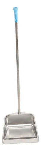 MAQA - 12 Recogedor Con Mango Largo De Metal De 75 Cm