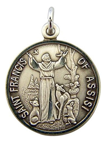Hmhreligiousmfg Medalla De San Francisco De Asís Con Animale