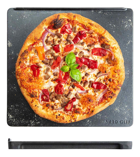 Nerdchef Speed Steel  Piedra Hornear Pizza De Alto Rend...