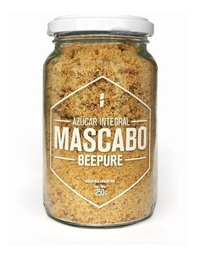 Azúcar Mascabo Frasco 250gr - Beepure