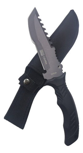 Cuchillo Tactico Uso Militar Supervivencia Caza Funda - 042a