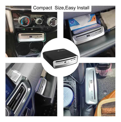 Leitor De Cd Portátil Para Carro Vcd Universal Usb Android 4