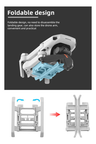 Tren De Aterrizaje Plegable Quadcopter Soporte Protección