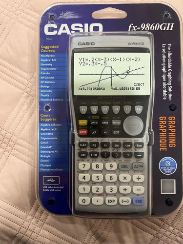 Calculadora Cientifica Casio Color Fx9860gii Más Forro