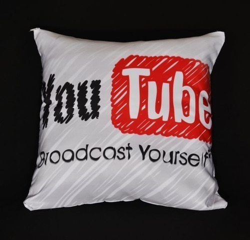 Almofada Decorativa  Estampada Google Instagram Youtube