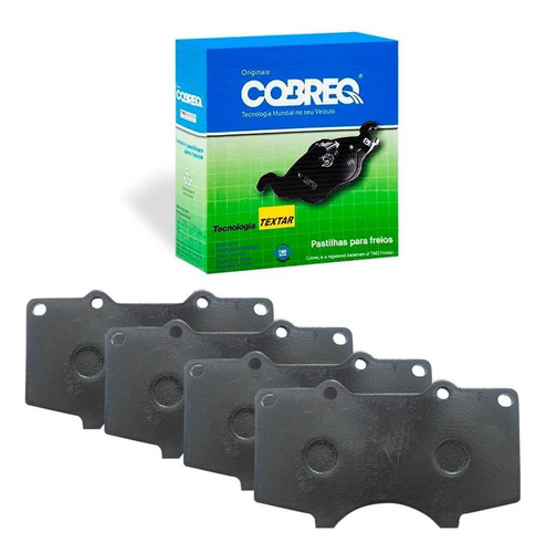 Kit Pastilha Freio Hilux Sw4 Dianteira N1375 Original Cobreq