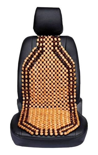 Respaldo De Asiento Bolas Madera Bambú Auto Respaldo Lumbar