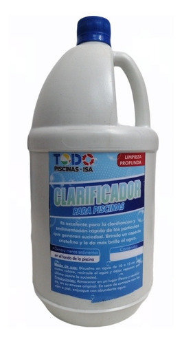 Clarificador Para Piscinas Y Agua 4lt - L a $6475