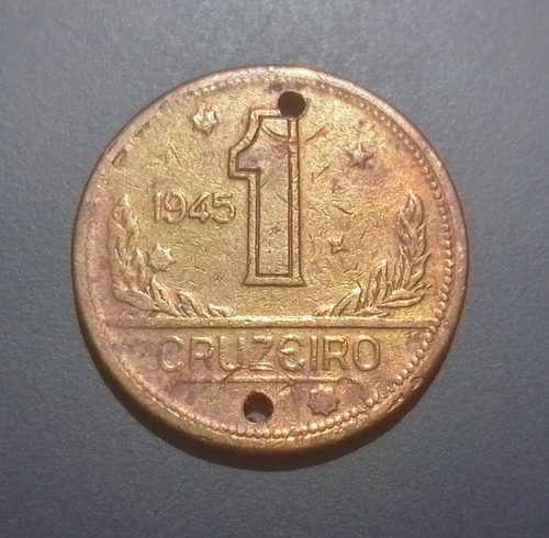 Moeda De 1 Cruzeiro Brasil De 1945 (Usado)