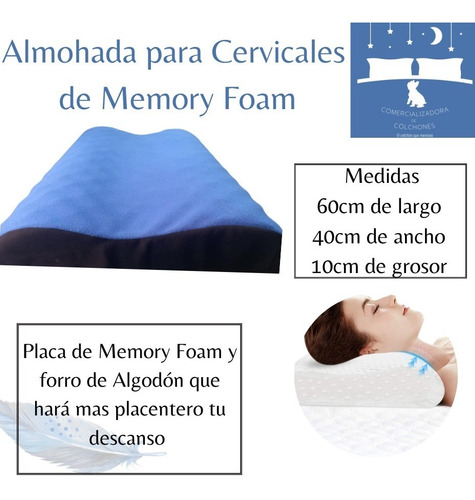 Almohada De Memory Foam Para Cervicales