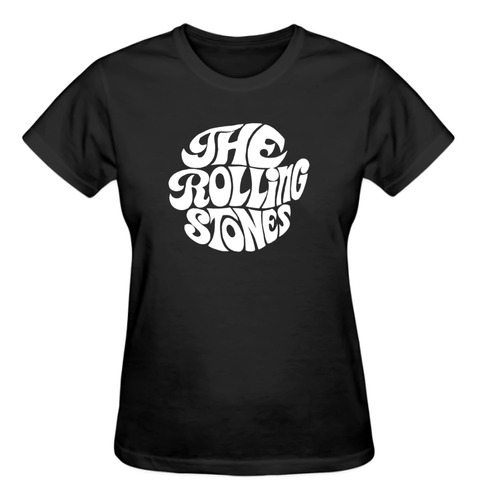 The Rolling Stones 00 Playera Manga Corta Para Dama