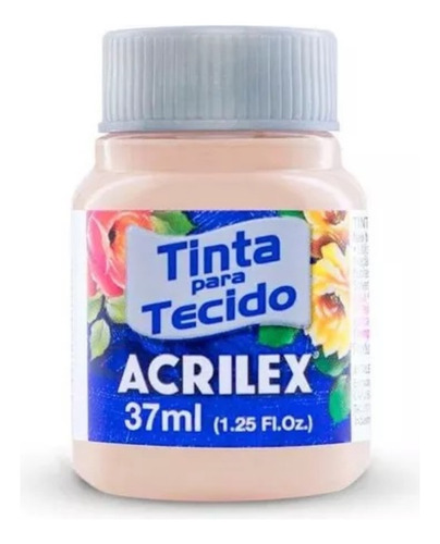 Tinta Tecido Fosca 37ml Acrilex Areia C/12un