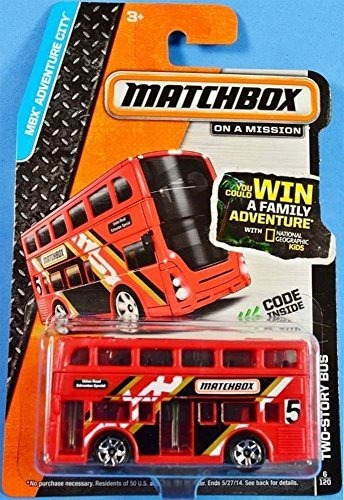 2014 Matchbox Mbx Adventure City (6/120) - Autobús De 910yu