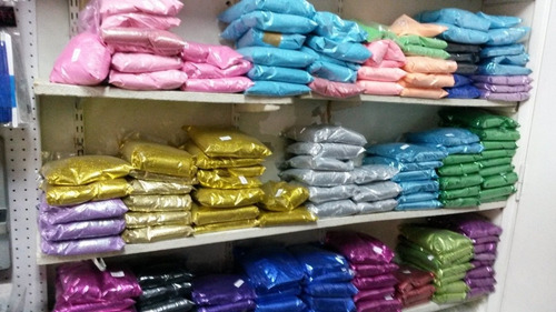 Imagen 7 de 8 de Gibre Purpurina Brillito Glitter Combo X Los 40 Colores.
