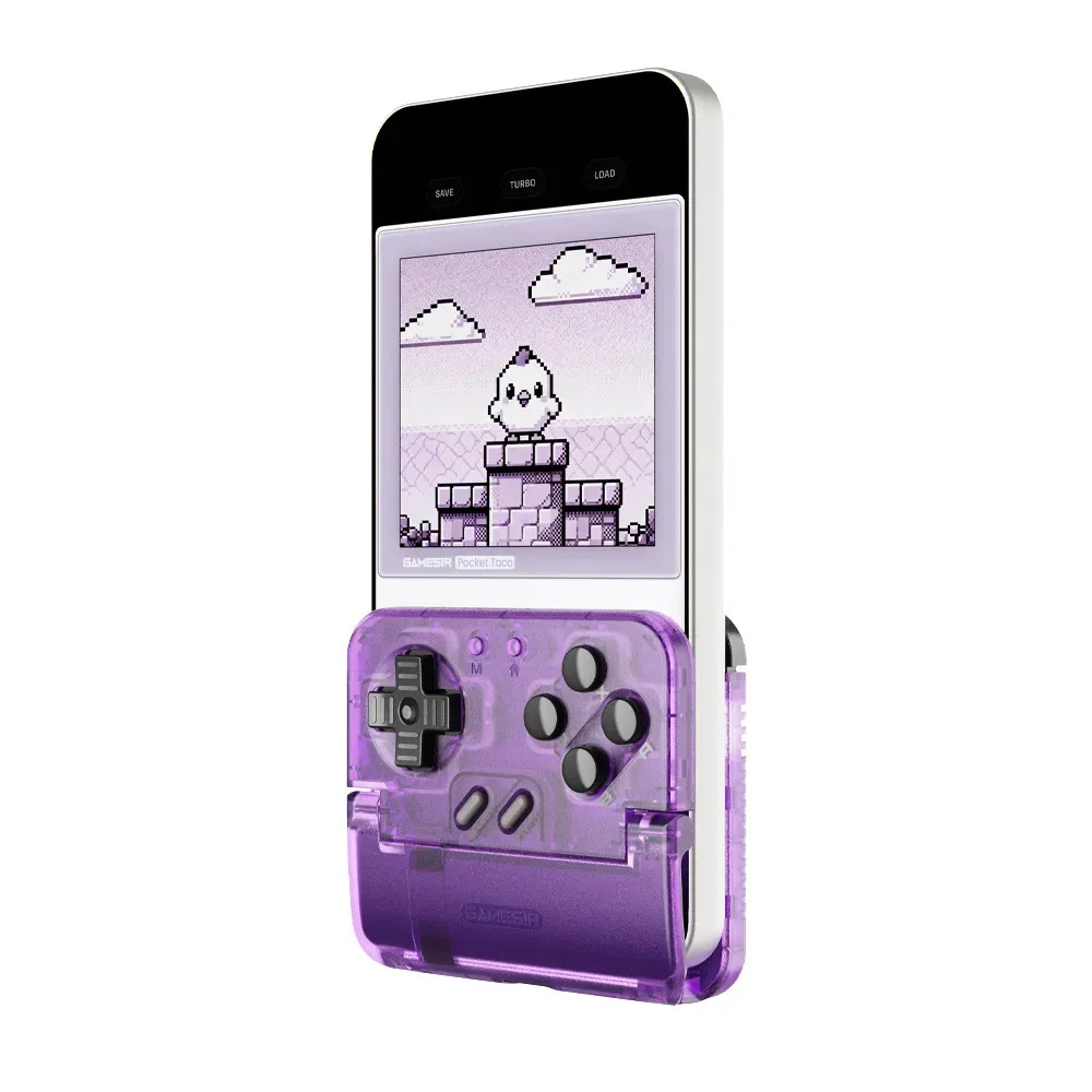Controle GameSir P1 Pocket Taco Bluetooth para Celular Android Violeta