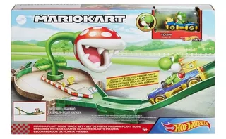 Hot Wheels Mario Kart Pista Circuito Piraña Int Gcp26 Mattel