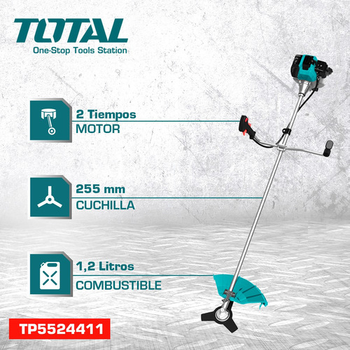 Imagen 5 de 11 de Desmalezadora Naftera 1,4kw 2,2hp Total