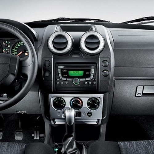 Marco de panel de DVD Focus Ka Escort Ranger F-250 negro de 2 pulgadas