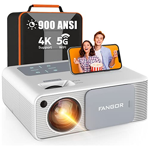 Fangor Proyector Compatible Con 4k Con Wifi 5g Y Bluetooth -