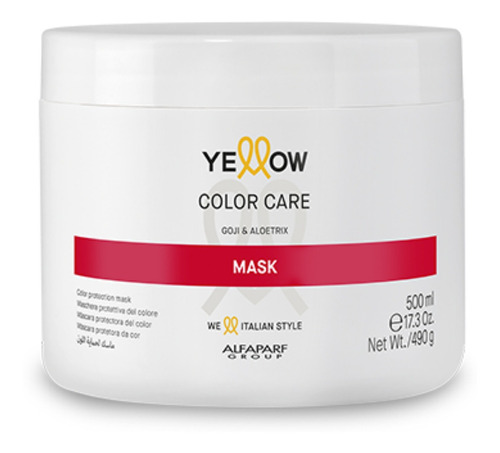 Máscara Yellow Color Care De 500ml 500g