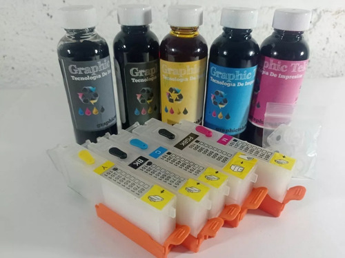 Cartuchos Rellenables Compatibles Canon Pgi-250 251 Ix6820