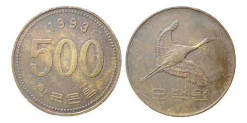 Corea Del Sur 500 Won 1993 Kr#01 (Usado)
