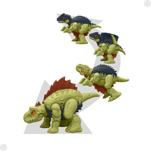 Jurassic World Fierce Changers de doble daño HLP05b - Mattel