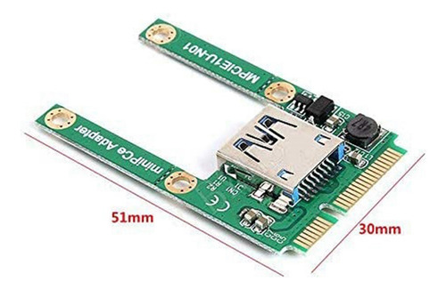. 2 Tarjetas Adaptadoras Mini Pci-e A Usb3.0, Adaptador