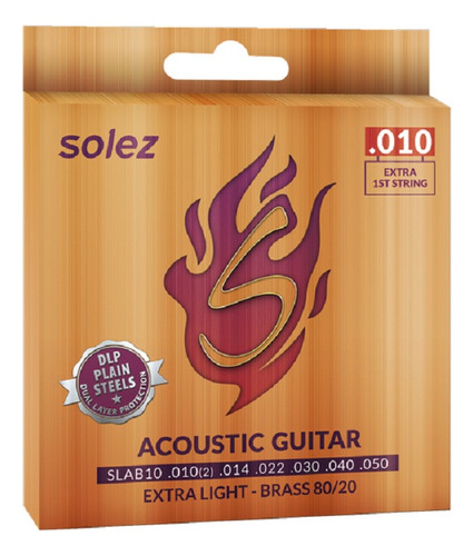 Encordado Solez Acustica Acero Slab10