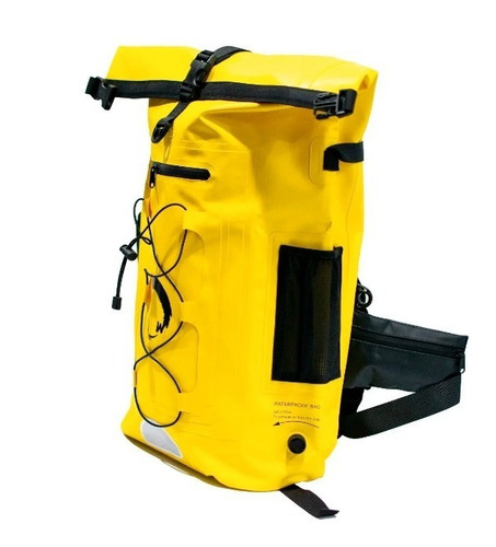 Imagen 2 de 10 de Mochila Moto Estanco Impermeable 33/55 Lts Samurai Warrior
