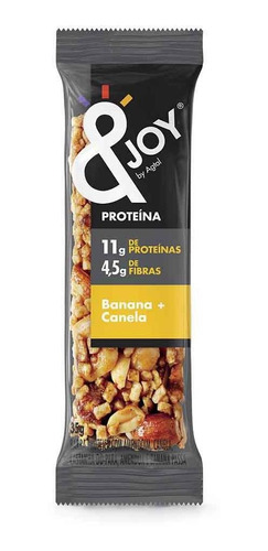 Barra De Proteína &joy Banana E Canela Display 12 X 35g