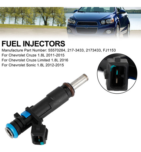Inyectores 55570284 For Chevrolet Cruze Sonic 1.8 L 11-15