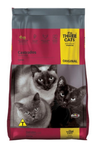 Three Cats Familia Original Castrado 10kg Con Regalo