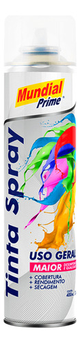 Tinta Spray Verniz 400ml Mundial Prime Uso Geral - Unidade