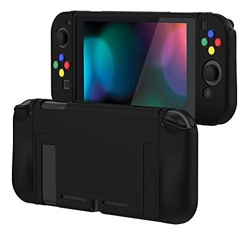 Funda Para Nintendo Switch Protectora Tpu Flexible Negra