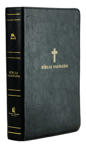 Bíblia Sagrada NVI | Letra Grande | Leitura Perfeita | Couro Soft | Preta, de NVI. Editora Thomas Nelson, capa dura em português