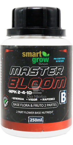 Fertilizante Smart Grow Master Bloom B 250ml - Da Mata