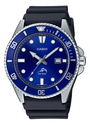 Reloj Casio Para Hombre Mdv106b-2av  Dive Style De Tablero