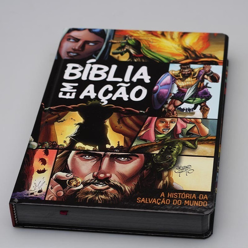 Imagem 3 de 6 de Bíblia Em Acao Em Quadrinhos Capa Dura Original